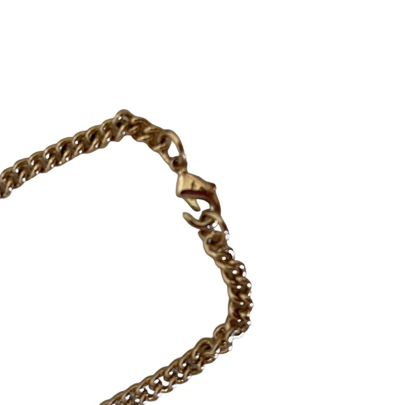 Lulu's Madisyn Gold Chain‎ Ankle Straps Stiletto High Heel Sandals Size 7.5 - Picture 6 of 7